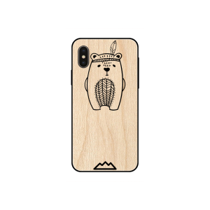 Gấu Thổ Dân - Iphone X/Xs