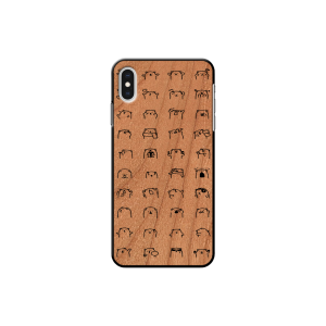 Gấu Pattern - Iphone Xs max
