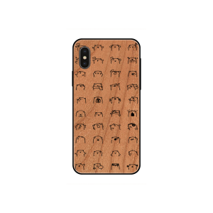 Gấu Pattern - Iphone X/Xs