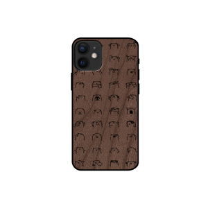 Gấu Pattern - Iphone 12 mini