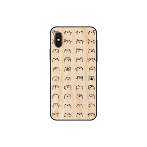 Gấu Pattern - Iphone X/Xs