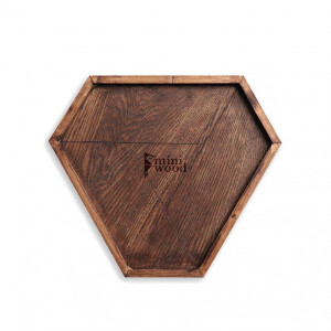 Khay Gỗ Lục Giác