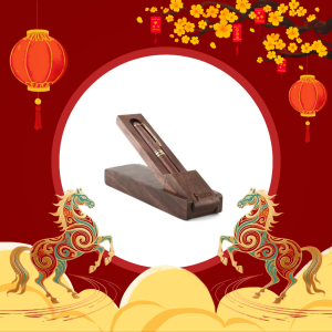 Set Of Wooden Pen and Pen Case