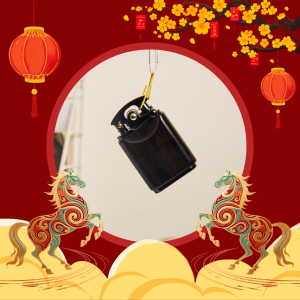 Bật lửa gỗ Full Đen